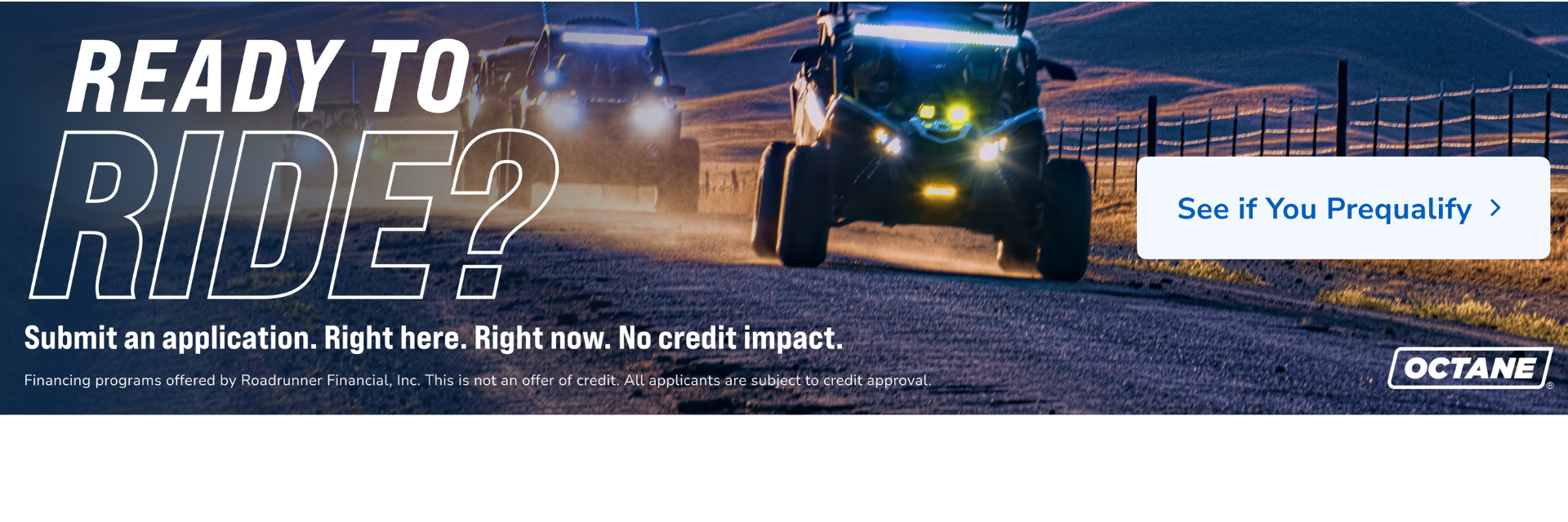 Roadrunner Financial Pre-Qualifier Application
